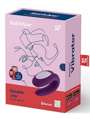 SATISFYER DOUBLE JOY BLUE