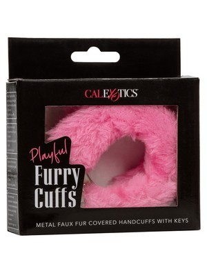 FURRY CUFFS PINK