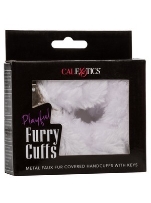 FURRY CUFFS WHITE